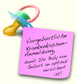 Vorgeburtliche Anmeldung